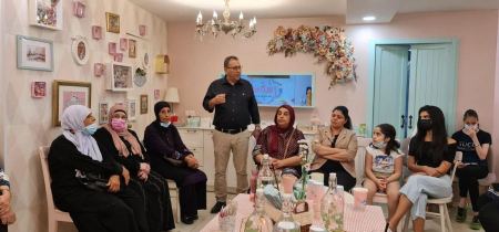 افتتاح مشروع " رشفة ثقافية " في مدينة الطيبة 